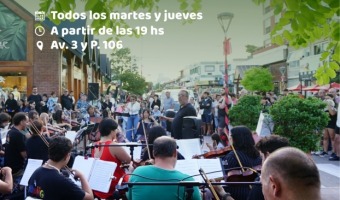 CONTINAN LAS PRESENTACIONES DE LA ORQUESTA MUNICIPAL EN LA PEATONAL
